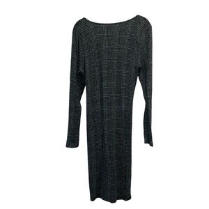 APT. 9 Plaid Knit Sweater Dress - Size M